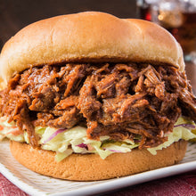 Load image into Gallery viewer, Hickory Smoked Chopped Beef in Head Country Bar-B-Que Sauce. Ready to thaw, heat, and serve!