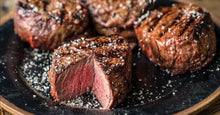 Load image into Gallery viewer, "Fork tender" and "Melt-in your mouth" best describes our delicious Certified Angus Beef ® Tenderloin Filets.