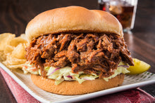 Load image into Gallery viewer, Hickory Smoked Chopped Beef in Head Country Bar-B-Que Sauce. Ready to thaw, heat, and serve!