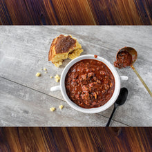 Load image into Gallery viewer, This beef chili is fully cooked and ready to heat and eat