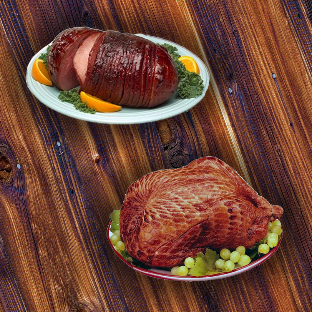 Dinner Package - Bnls Sliced Ham & Smoked Turkey