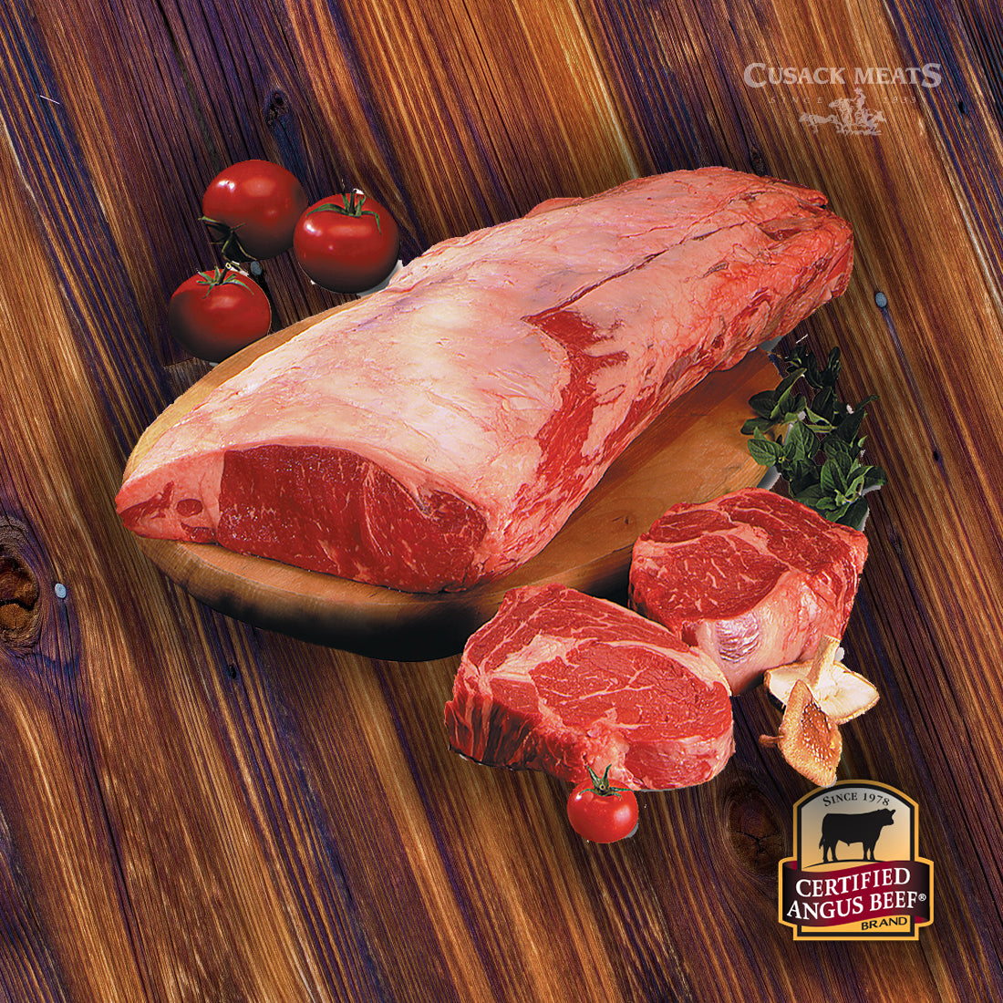 CAB® Ready to Cook Boneless Prime Rib Roast (Whole/Half) – Cusack